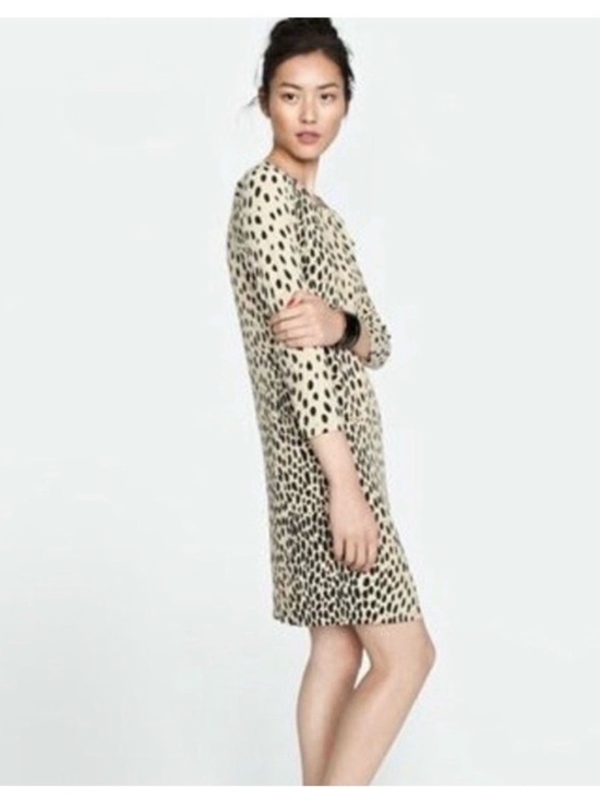J. Crew Dresses & Skirts - J. Crew Savannah Cheetah Jules Shift Dress 6